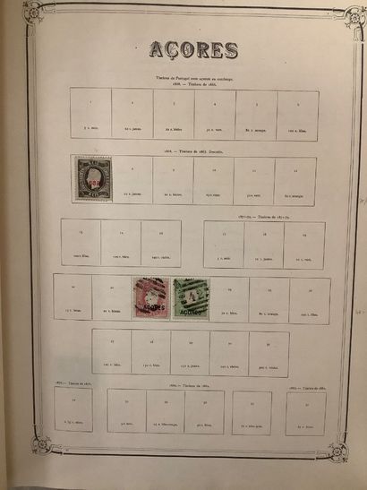 EX COLONIES - Classeur de timbres africains...
