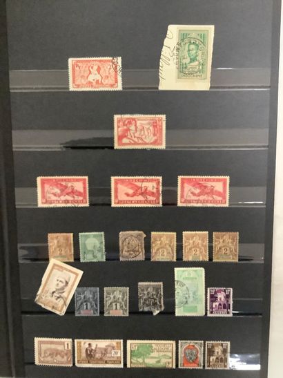 FRANCE / colonies - Petit lot de timbres...