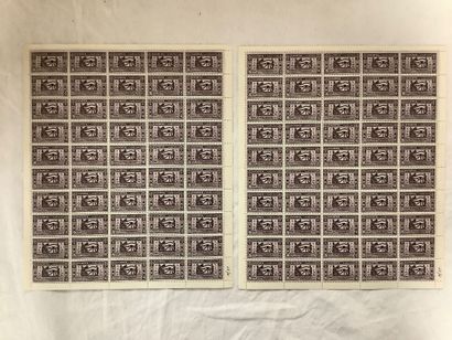 ÉGYPTE - Ensemble de timbres, de blocs et...
