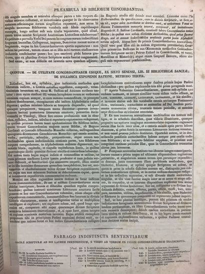 DUTRIPON, bibliothèque sacrum concordiantae,...