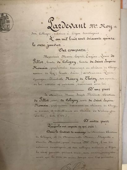 De Coligny - Ensemble de photographies et...