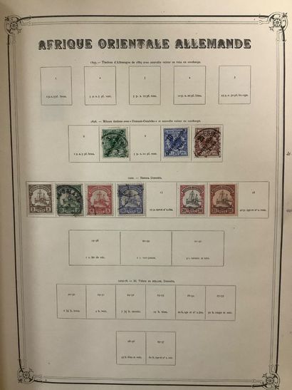 EX COLONIES - Classeur de timbres africains...