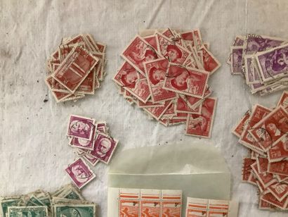 France - Lot de timbres des années 1930 à...