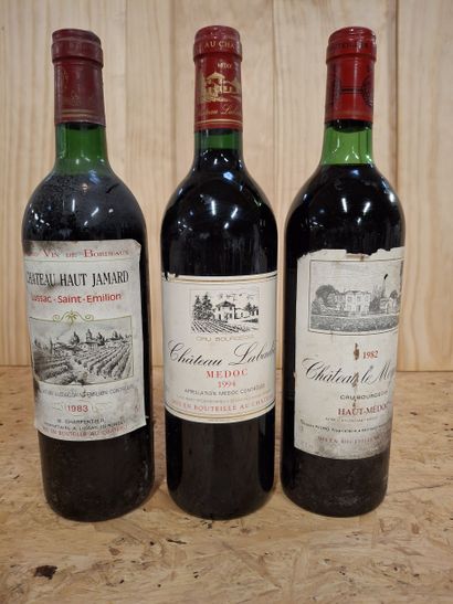Lot de 3 Bouteilles: 
1 Bouteille Château...