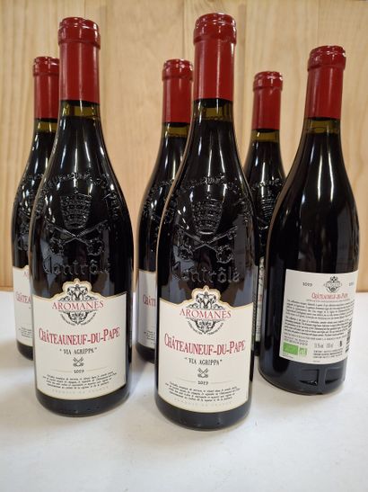 6 Châteauneuf du pape rouge 2019 Argrippa...