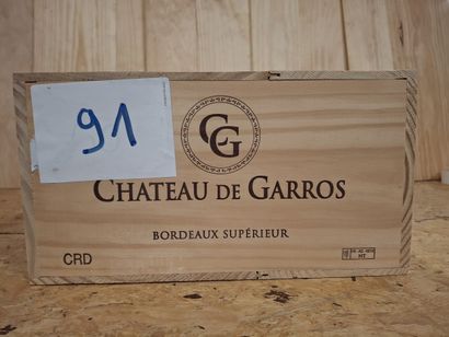 12 Château de Garros Caisse bois d'Origine...