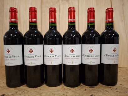 6 Bouteilles Lalande de Pomerol 2020 L'Etoile...