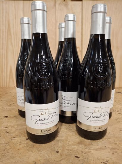 6 Bouteilles de Lirac 2017 Grand Roc par...