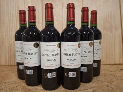 6 Pauillac 2020, Château Plantey , Cru Bourgeois,...