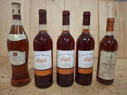 Lot de 5 Bouteilles de Rosés:
3 Bouteilles...