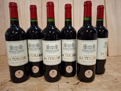 6 Bouteilles Côtes de Bourg 2016, Château...