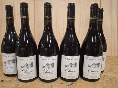 6 Bouteilles de Chinon 2017 Château de Sonnay,...