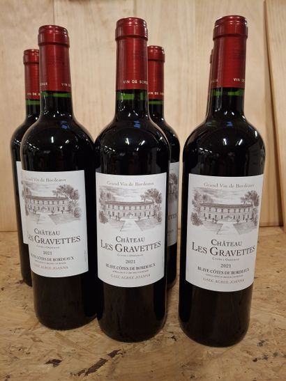 6 Château Les Gravettes 2021 Blayes Côtes...
