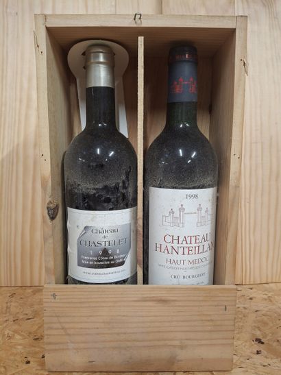 Coffret Bois de 2 bouteilles:
1 Château de...