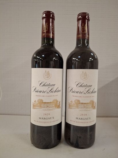 2 Margaux Château Prieuré -Lichine 2020 Grand...