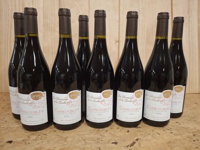8 Bouteilles de Chiroubles 2022 Les Domaines...