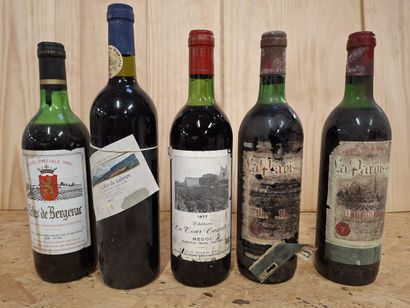 5 Vieilles Bouteilles détailles sur la photo,...