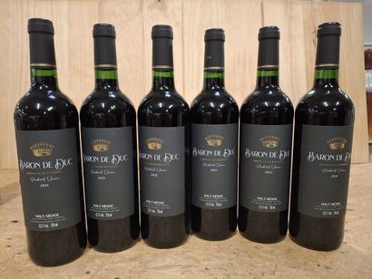 6 Haut -Médoc 2021 Baron de Duc, Grand Vin...