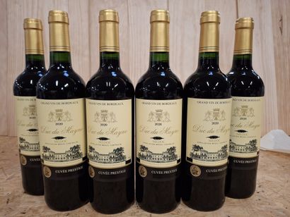6 Bouteilles de Médoc Le Duc du Mayne 2020...