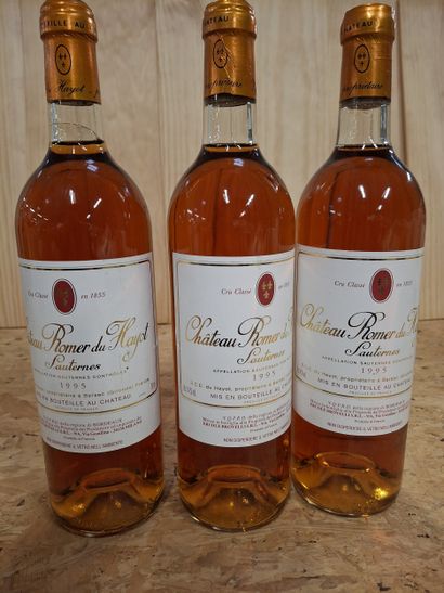 3 Sauternes 1995 Château Romer du Hayot Grand...