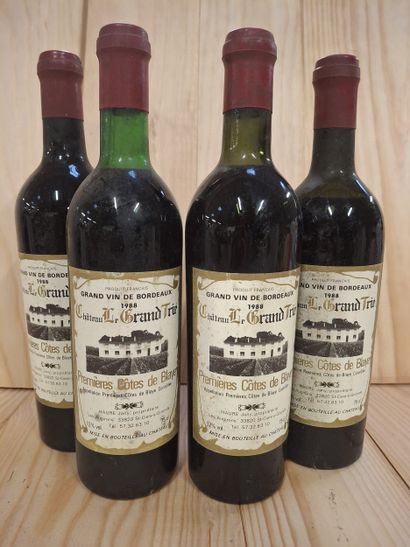 4 Château Le Grand Trié 1988 Premières Côtes...