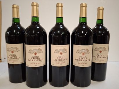 5 Magnums 150cl Haut Médoc 2019, Château...