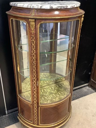 Victor RAULIN - Vitrine trois face de style...