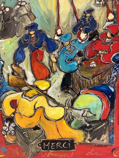 Jean-Michel DESRAME (1970), peintre breton,...