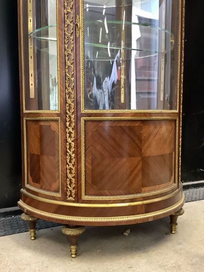 Victor RAULIN - Vitrine trois face de style...