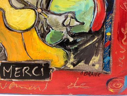 Jean-Michel DESRAME (1970), peintre breton,...