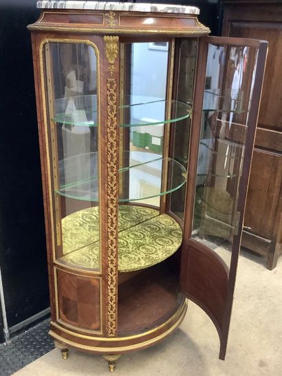 Victor RAULIN - Vitrine trois face de style...