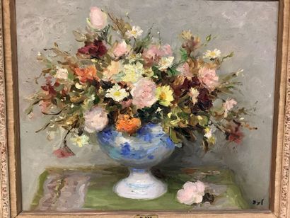 Marcel DYF, (1899-1985) bouquet de fleurs,...