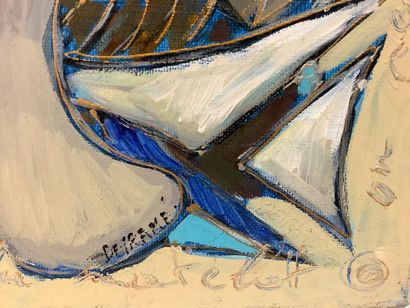 Jean-Michel DESRAME (1970), peintre breton,...