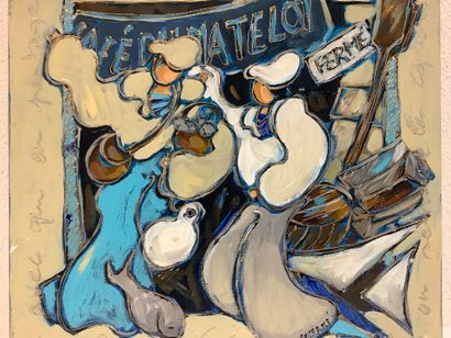 Jean-Michel DESRAME (1970), peintre breton,...