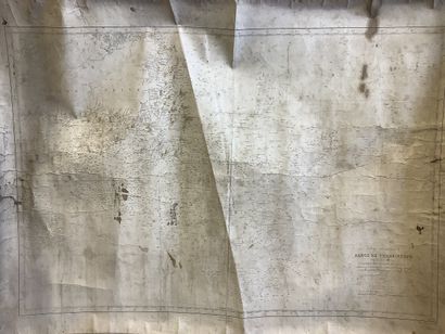 Ensemble de 4 cartes marines à usage des...