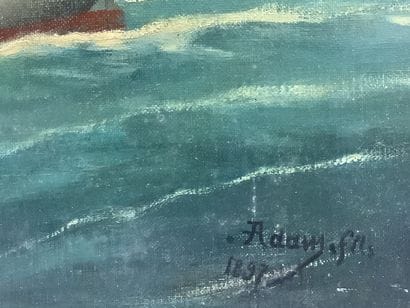 Edouard ADAM FILS (1868-1938), huile sur...