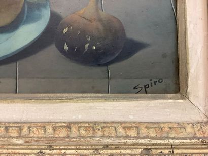 Georges SPIRO, (1909-1994) huile sur isorel,...