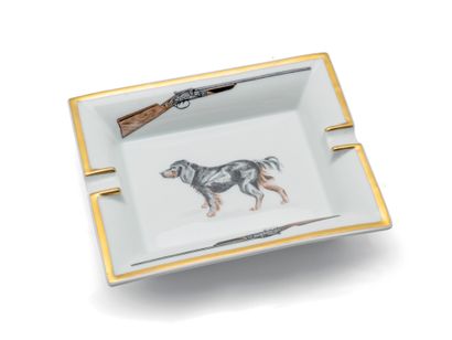 HERMES ''WATER SPANIEL
Rectangular porcelain...