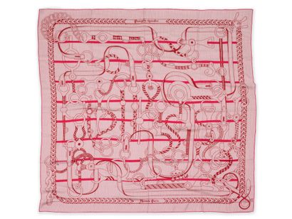 HERMÈS ''Equestrian panoply'' shawl
Cashmere...