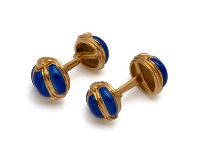 DAVID WEBB
Paire de boutons de manchettes...