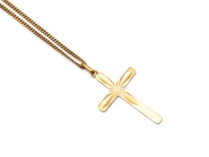 Lot en or 750 millièmes, composé d'un pendentif...