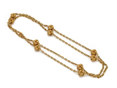 CARTIER
Long collier en or 750 millièmes...