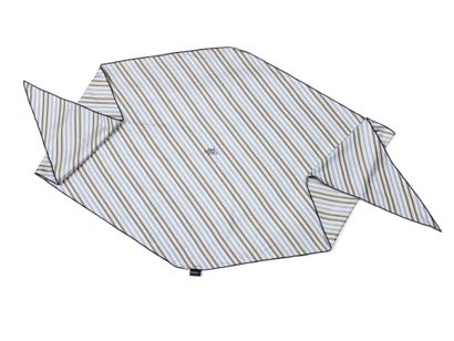 HERMÈS
Losangeen printed silk twill.
White,...