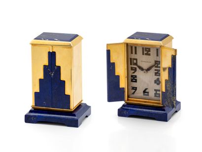 JANESICH
Pendulette ''triptyque'' de voyage,...