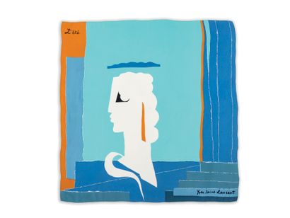 YVES SAINT LAURENT ''Summer
Large silk crepe...