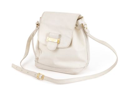 COURRÈGES
White leather shoulder bag with...