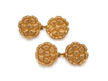 CARTIER
Paire de boutons de manchettes en...