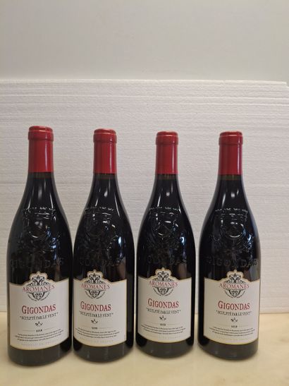 4 Gigondas 2019 Les Aromanes Lové aux Pied...