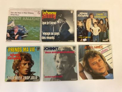 Johnny Hallyday, 33 vinyles 45 T