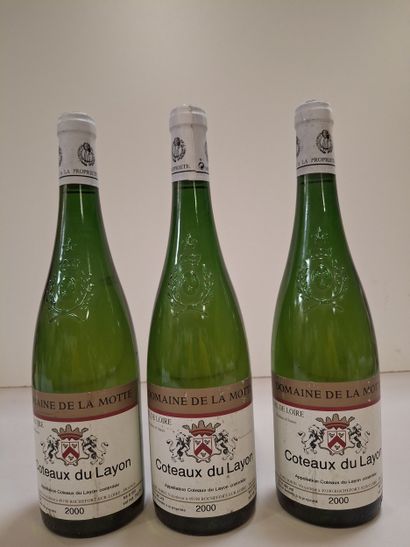 3 Coteaux du Layon 2000 Domaine de La Motte...